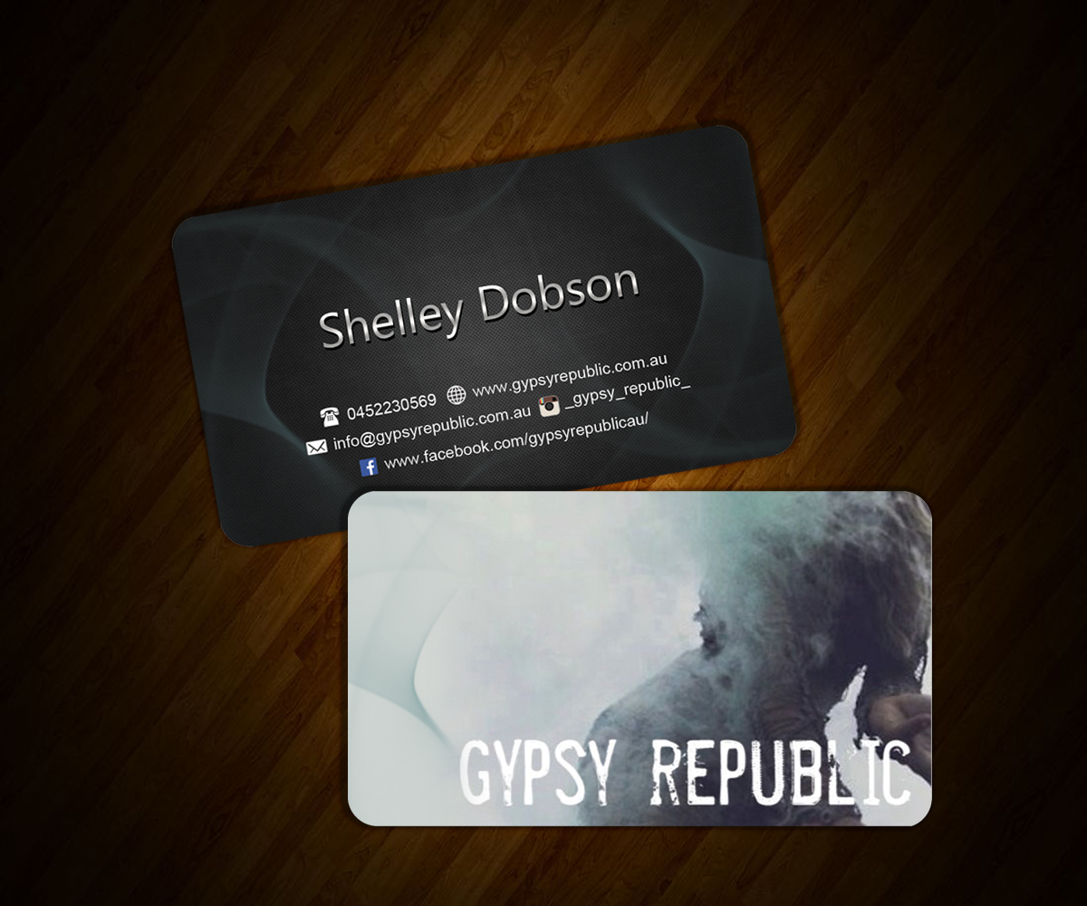 Business Card Design by design88 for Gypsy Republic | Design #7870509