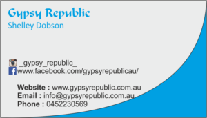 Diseño de Tarjeta de Presentación por Mustapha Fouzi para Gypsy Republic | Diseño #7869687