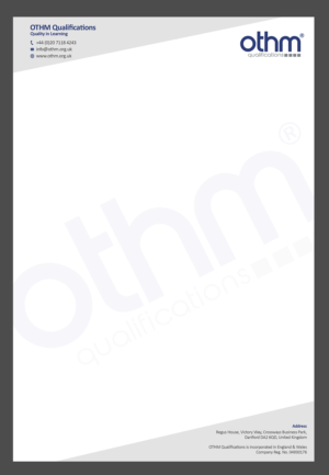 Letterhead Design by Creations Box 2015 for THE ORGANISATION FOR TOURISM & HOSPITALITY MANAGEMENT | Design: #7878829