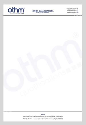 Letterhead Design by Creations Box 2015 for THE ORGANISATION FOR TOURISM & HOSPITALITY MANAGEMENT | Design: #7878830