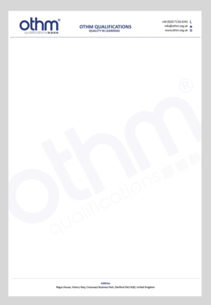 Letterhead Design by Creations Box 2015 for THE ORGANISATION FOR TOURISM & HOSPITALITY MANAGEMENT | Design: #7878831