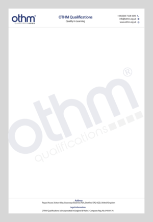 Letterhead Design by Creations Box 2015 for THE ORGANISATION FOR TOURISM & HOSPITALITY MANAGEMENT | Design: #7878832