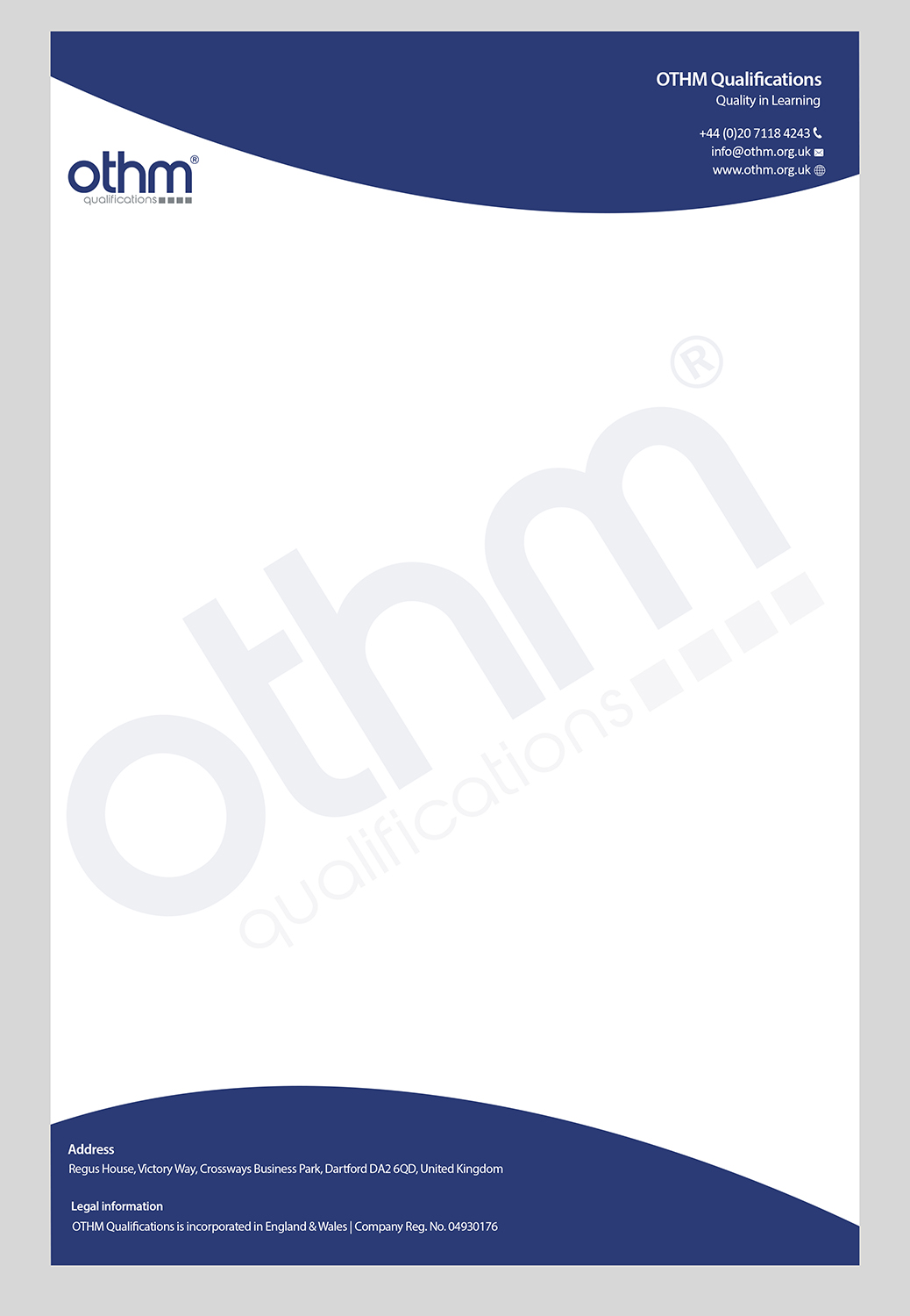 Letterhead Design by Creations Box 2015 for THE ORGANISATION FOR TOURISM & HOSPITALITY MANAGEMENT | Design #7878834