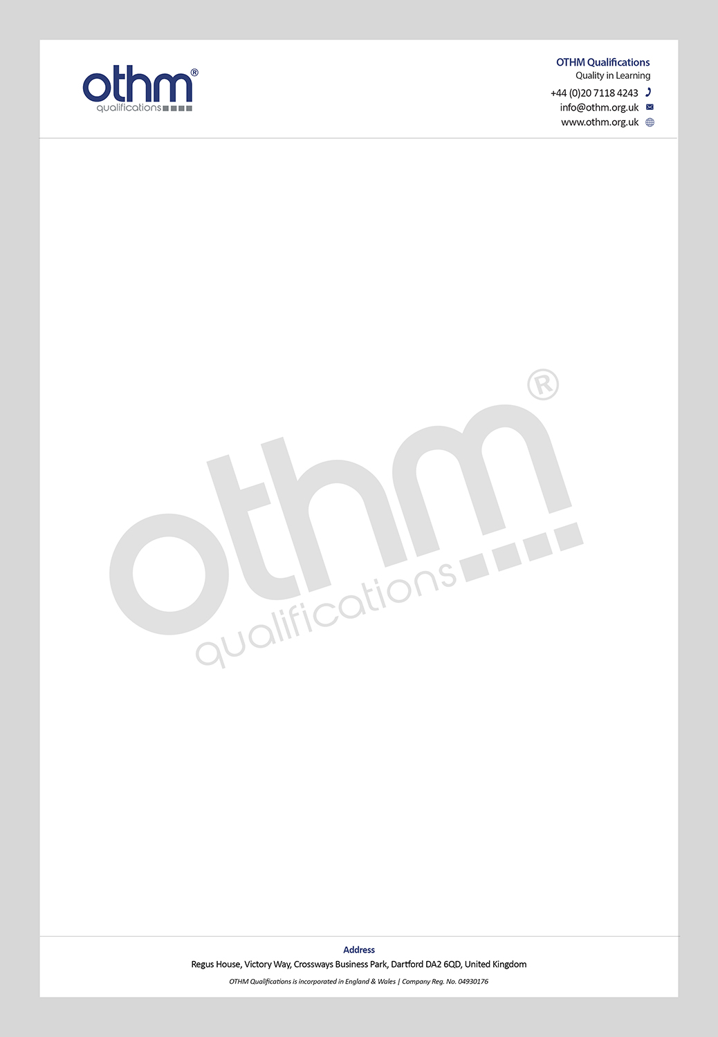 Letterhead Design by Creations Box 2015 for THE ORGANISATION FOR TOURISM & HOSPITALITY MANAGEMENT | Design #7878835