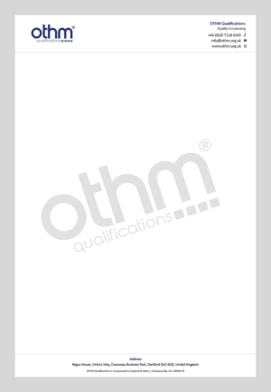 Letterhead Design by Creations Box 2015 for THE ORGANISATION FOR TOURISM & HOSPITALITY MANAGEMENT | Design: #7878835