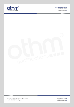 Letterhead Design by Creations Box 2015 for THE ORGANISATION FOR TOURISM & HOSPITALITY MANAGEMENT | Design: #7878838
