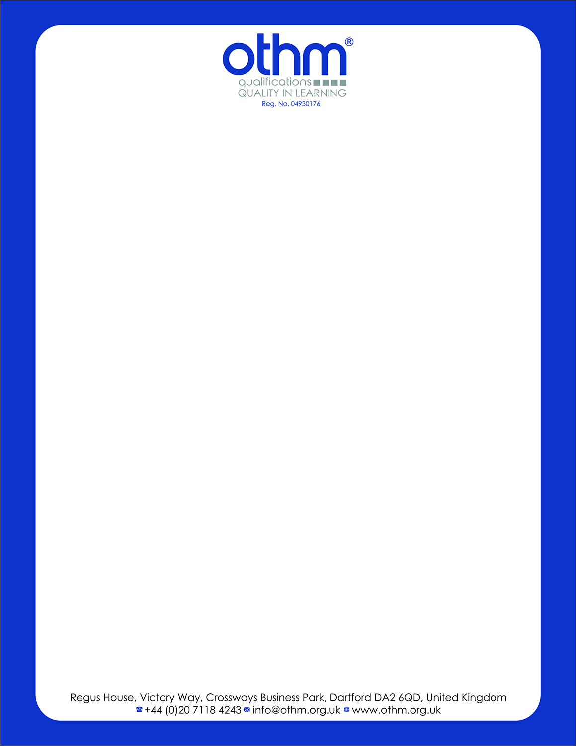 Letterhead Design by Vin Multi Media for THE ORGANISATION FOR TOURISM & HOSPITALITY MANAGEMENT | Design #7873702