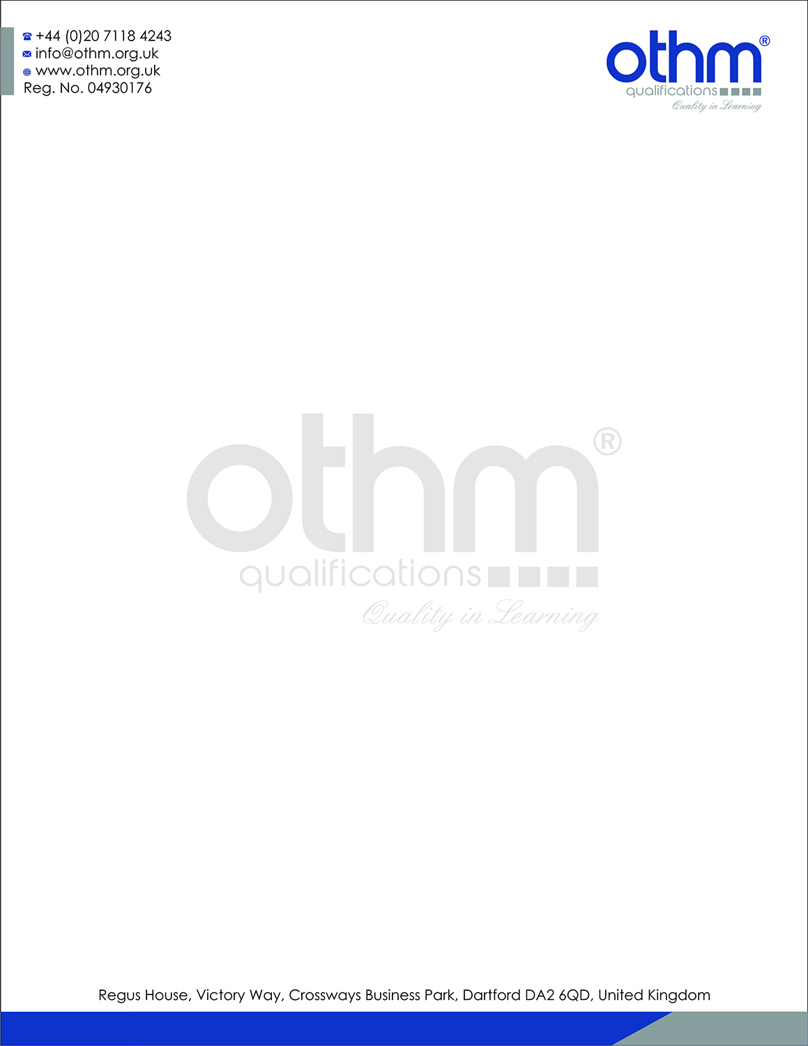 Letterhead Design by Vin Multi Media for THE ORGANISATION FOR TOURISM & HOSPITALITY MANAGEMENT | Design #7873704