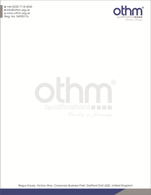 Letterhead Design by Vin Multi Media for THE ORGANISATION FOR TOURISM & HOSPITALITY MANAGEMENT | Design: #7873704