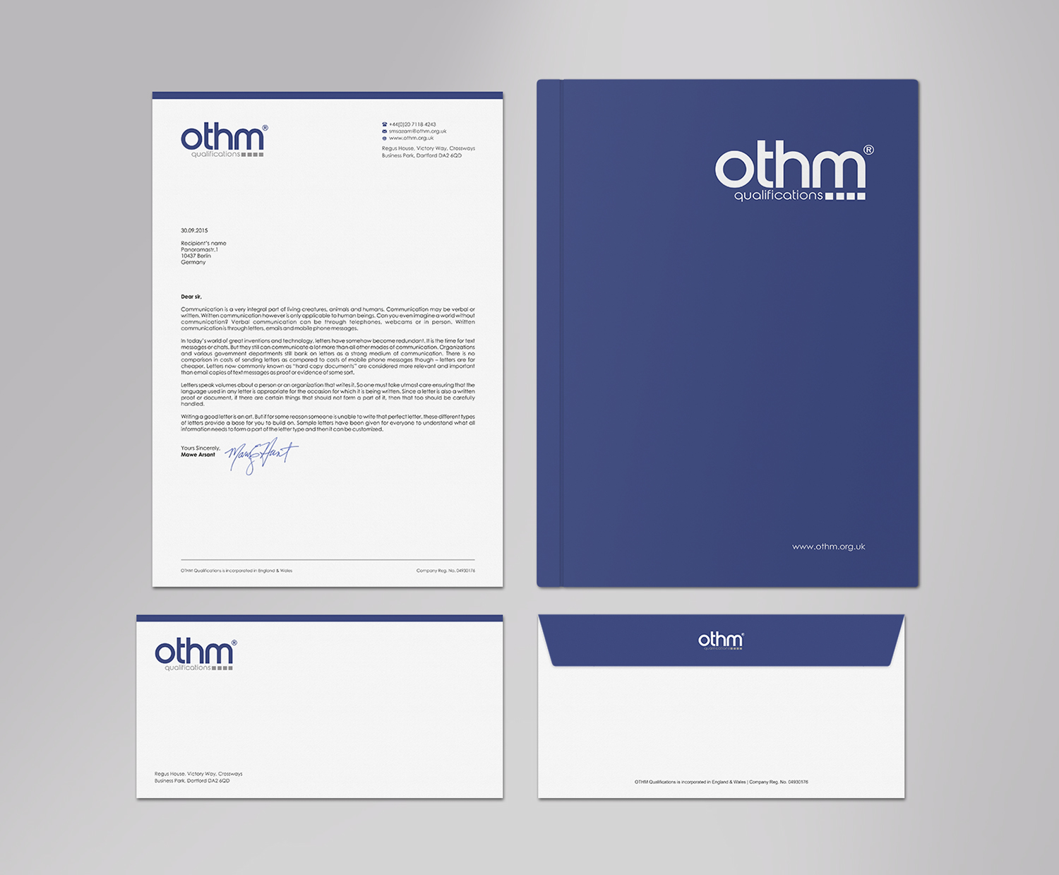 Letterhead Design by logodentity for THE ORGANISATION FOR TOURISM & HOSPITALITY MANAGEMENT | Design #7884124