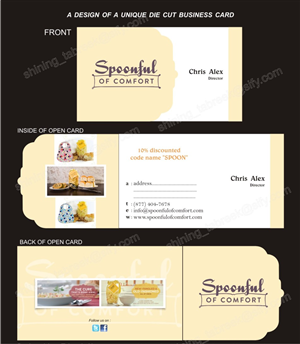 Design de Carte de Visite par marktek14 pour Roland's Delectable Desserts | Design #1946605