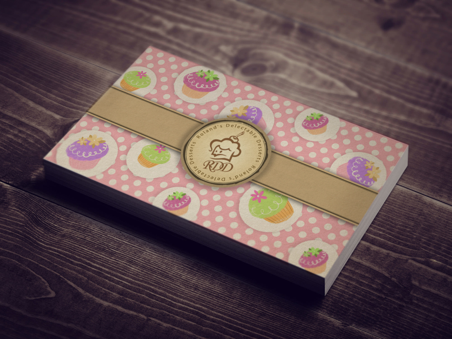 Business Card Design by BASSA for Roland's Delectable Desserts | Design #1969295