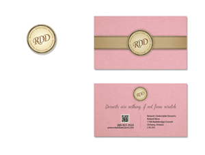 Diseño de Tarjeta de Presentación por BASSA para Roland's Delectable Desserts | Diseño: #1973855