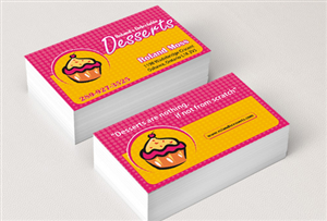 Diseño de Tarjeta de Presentación por Pratham Panchal para Roland's Delectable Desserts | Diseño: #1951378