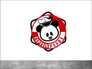 Captain Panda | Logo Design by vladst2004