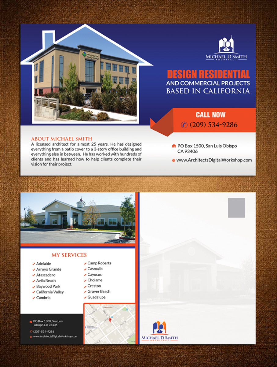 Postcard Design by creative.bugs for this project | Design #7874058