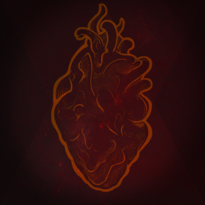 The Darkest Hearts -Loose Ends & Ashes cd | CD-Cover-Design von Andres Cortes