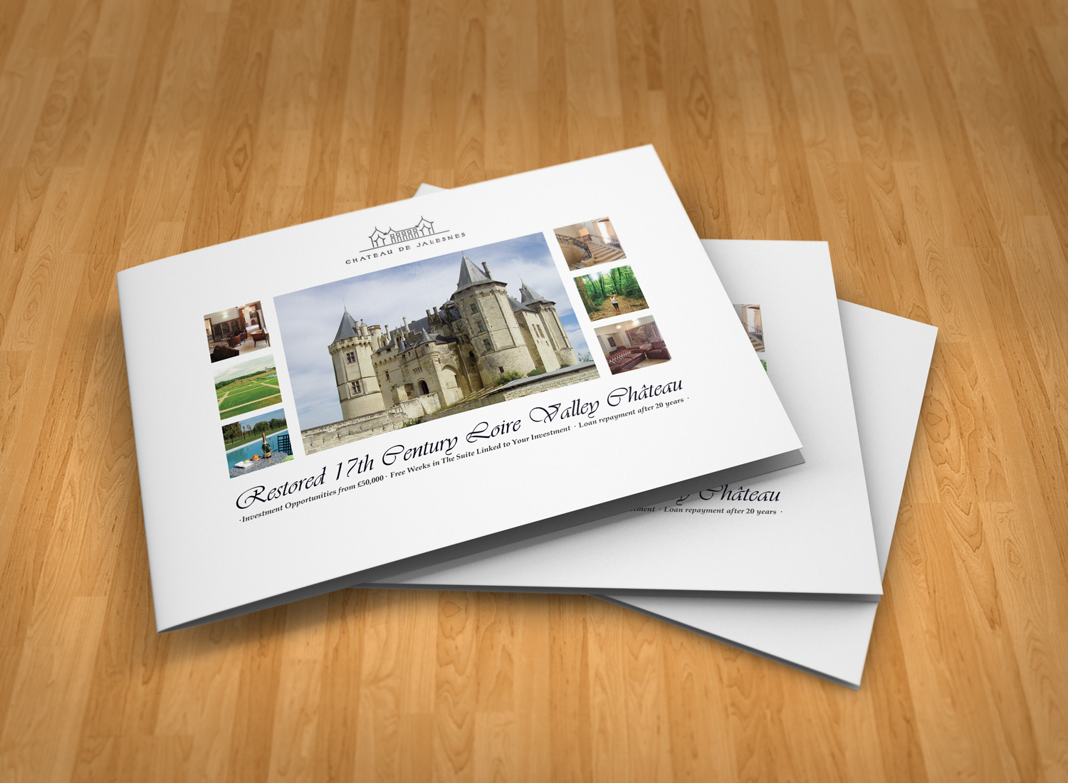 Brochure Design by Adylhere for Chateau de Jalesnes  | Design #7890759