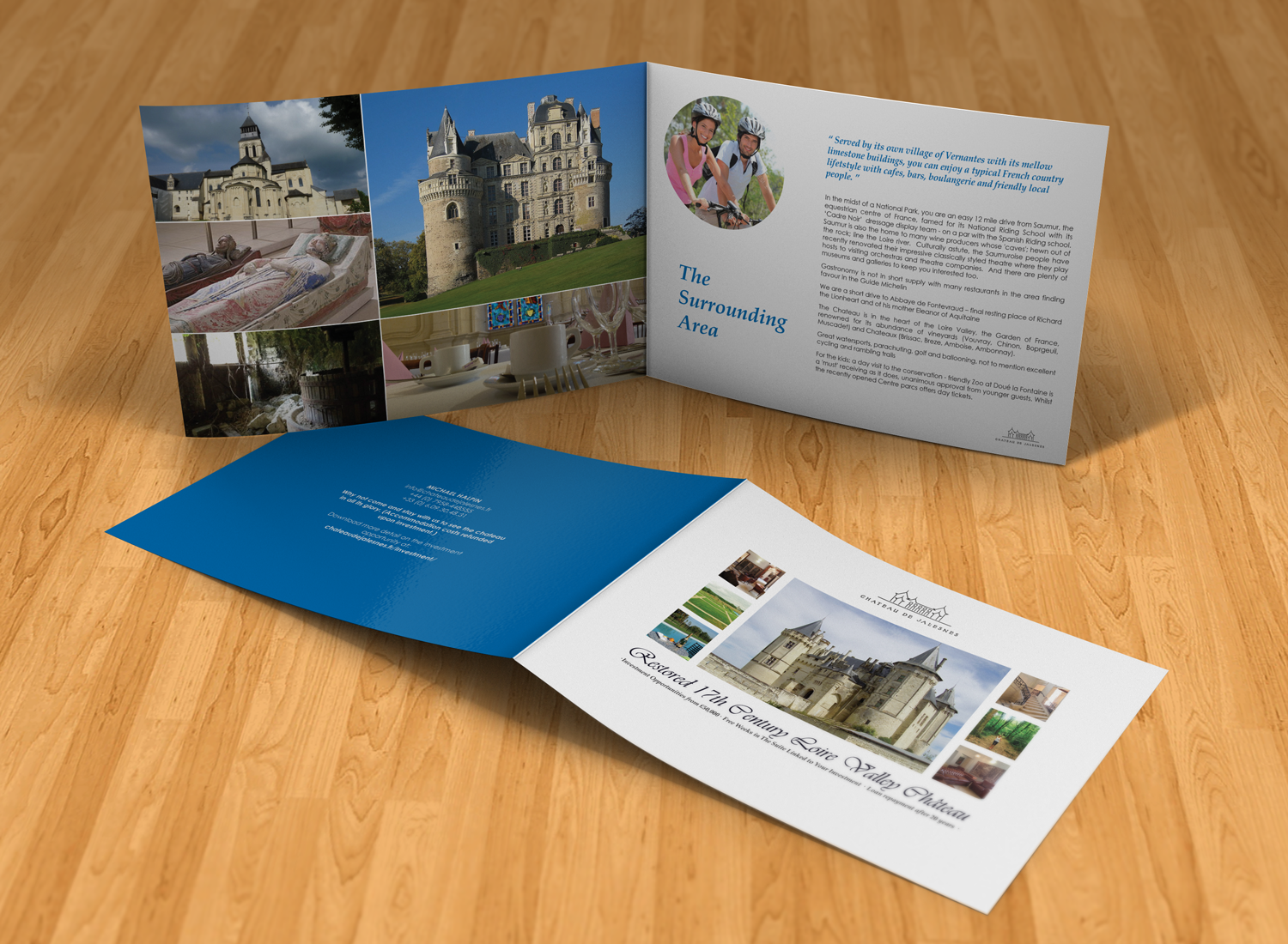 Brochure Design by Adylhere for Chateau de Jalesnes  | Design #7890761