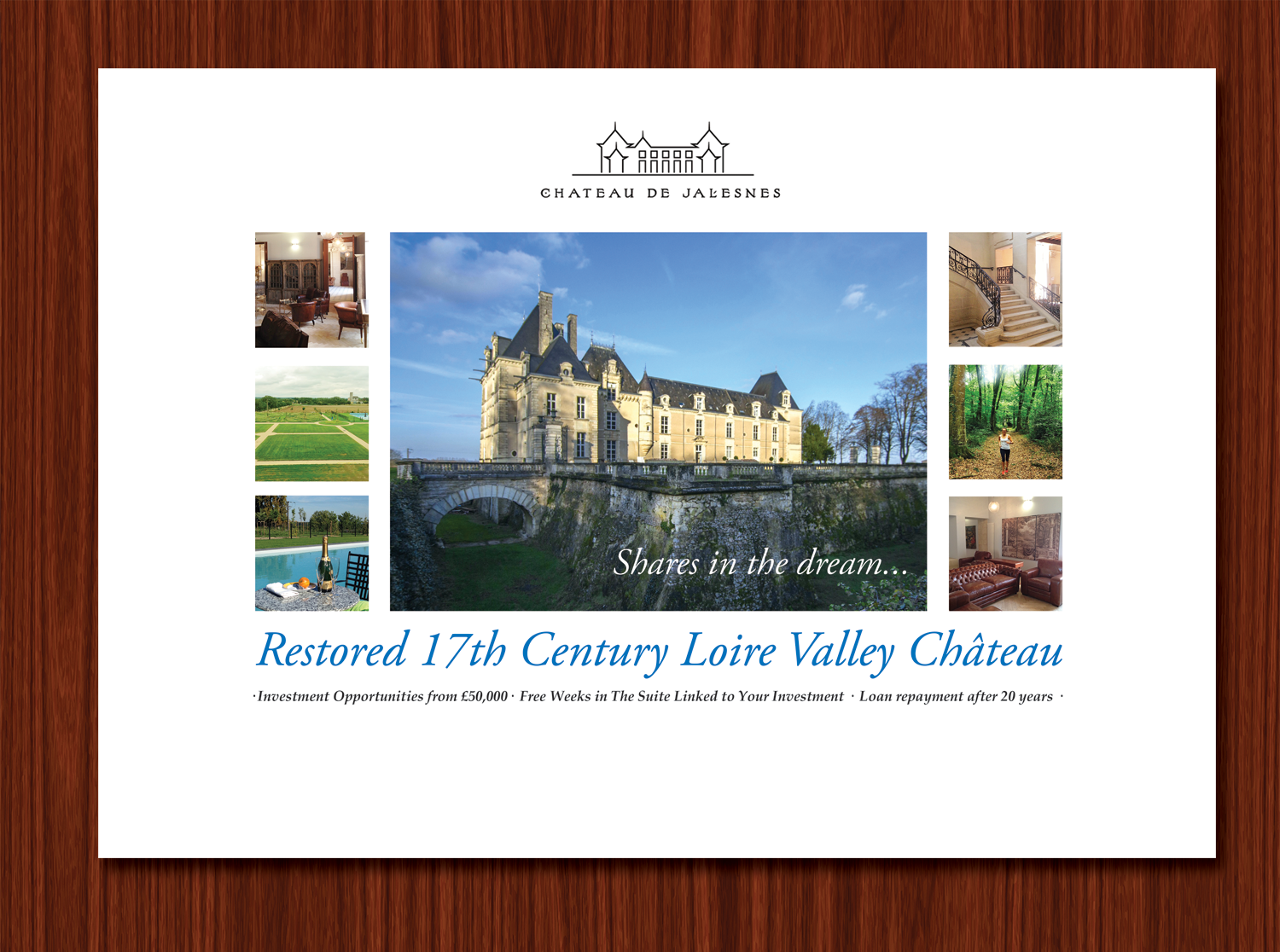 Brochure Design by Adylhere for Chateau de Jalesnes  | Design #7925789