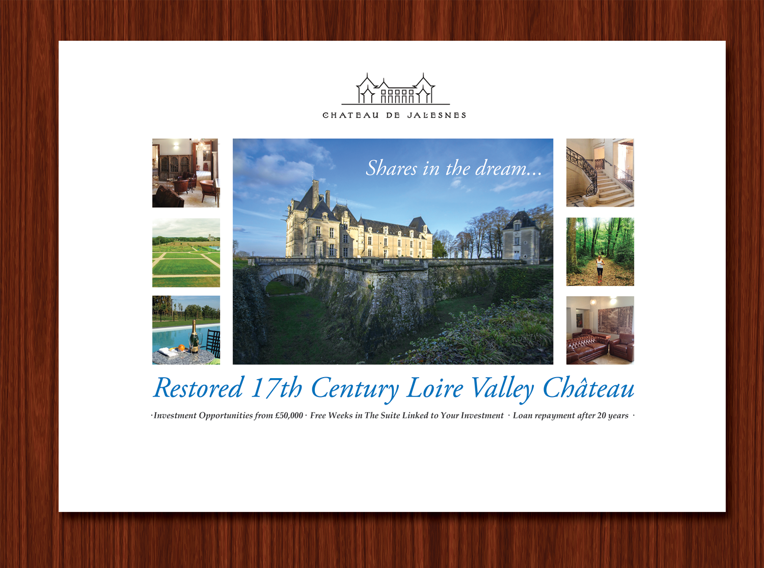 Brochure Design by Adylhere for Chateau de Jalesnes  | Design #7925790