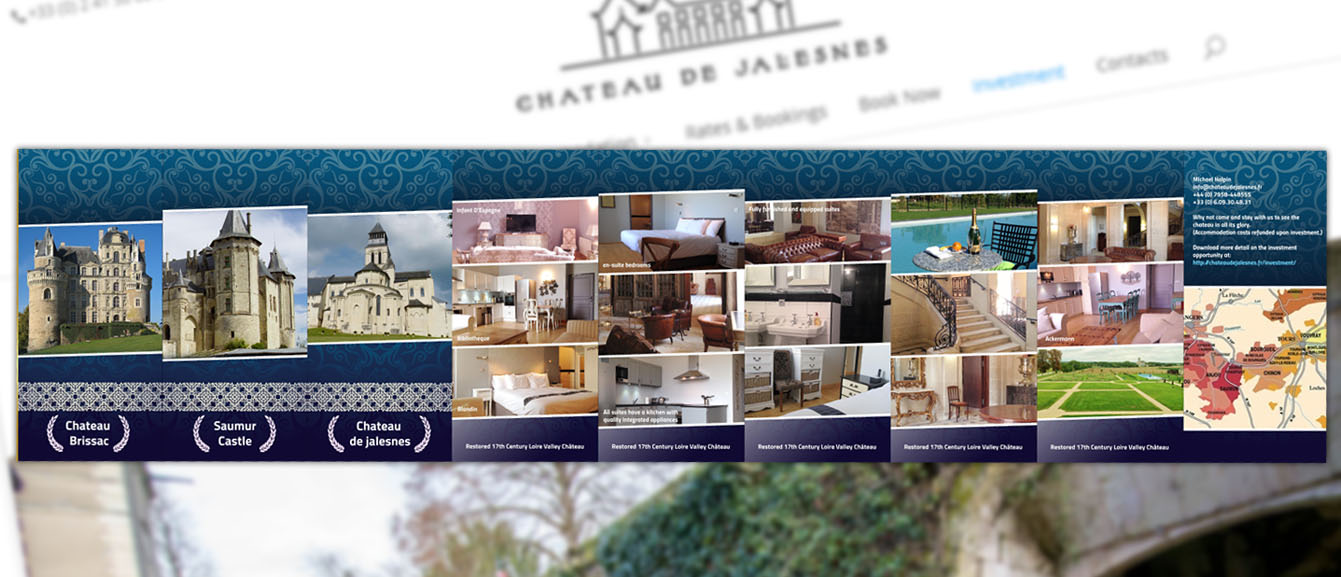 Brochure Design by dayzign for Chateau de Jalesnes  | Design #7888795