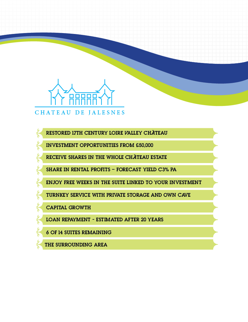 Diseño de Brochure por Akhter Rasool para Chateau de Jalesnes  | Diseño #7926722