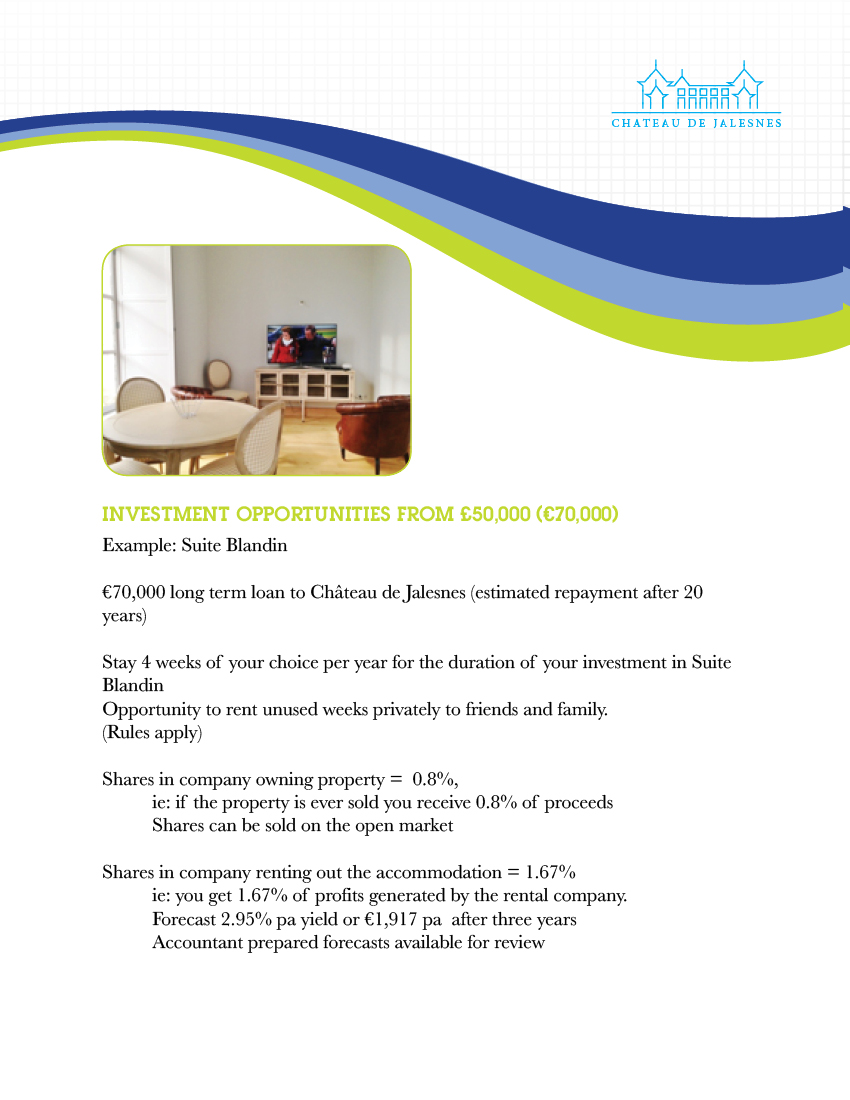 Diseño de Brochure por Akhter Rasool para Chateau de Jalesnes  | Diseño #7926724