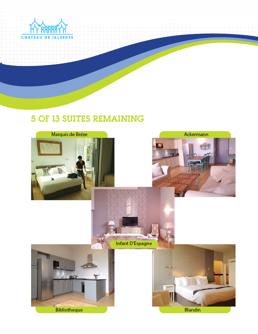 Brochure Design by Akhter Rasool for Chateau de Jalesnes  | Design #7926737