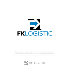 company form and hungary should not be in it, FK Logistic, FK... | Logo Design by Logoziner