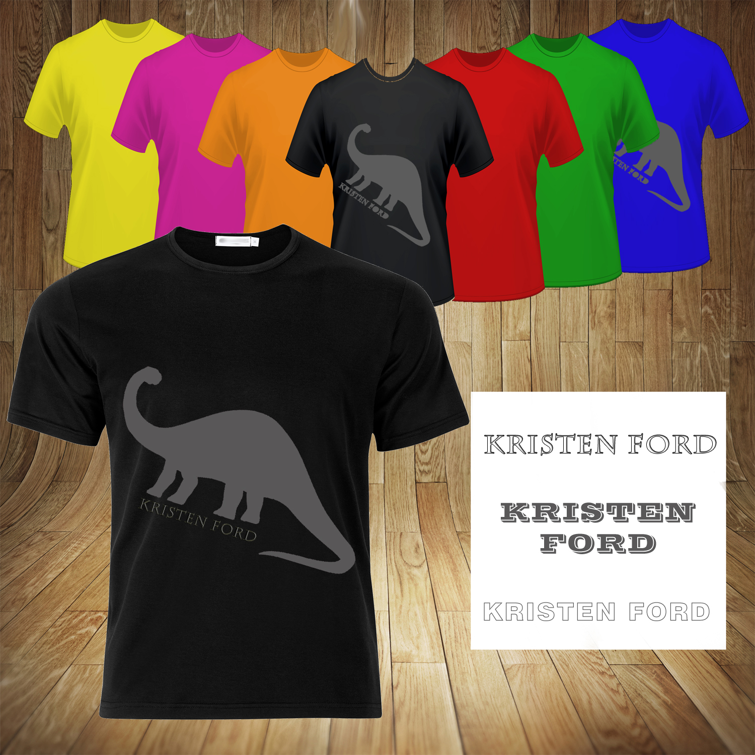 T-shirt Design by Gota for Kristen Ford Musician | Design #8000811