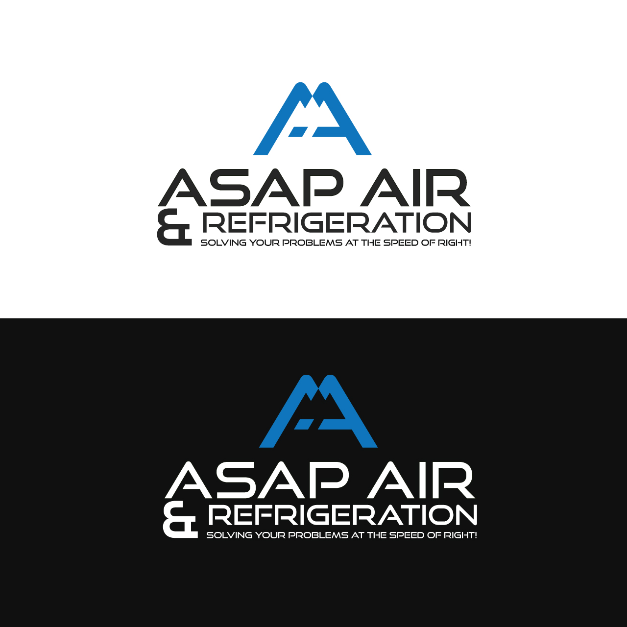 Logo Design by rsdlvr for ASAP AIR & REFRIGERATION LLC | Design #7968197