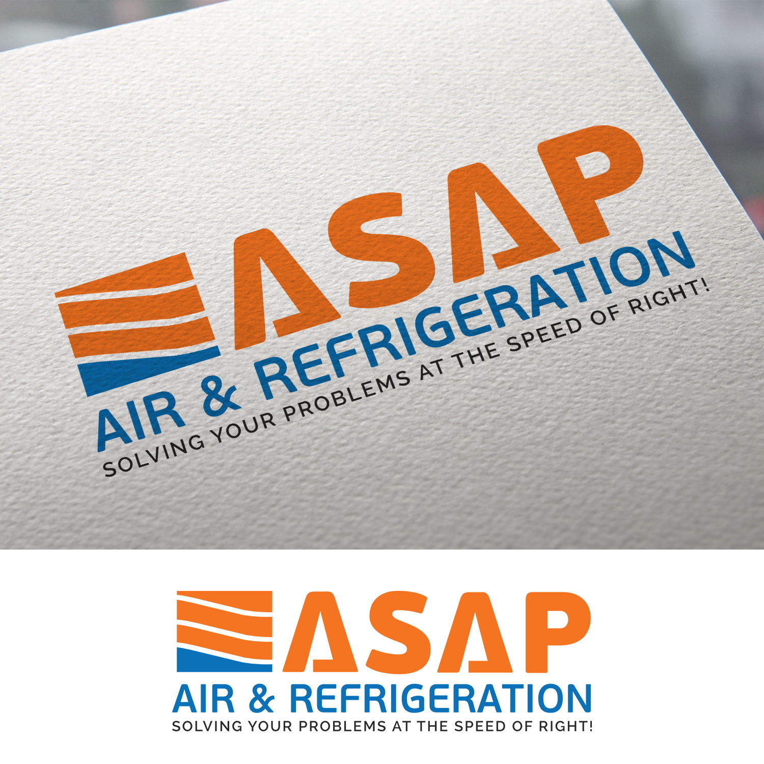 Logo Design by kddesigners for ASAP AIR & REFRIGERATION LLC | Design #7965828