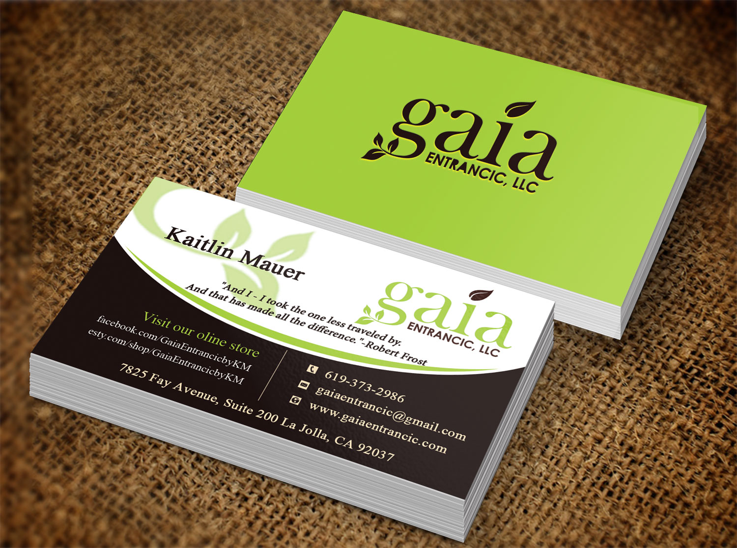 Business Card Design by Lanka Ama for this project | Design #7874418