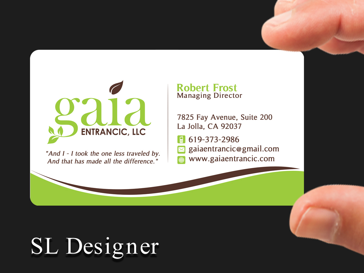 Business Card Design by SL Designer for this project | Design #7874193