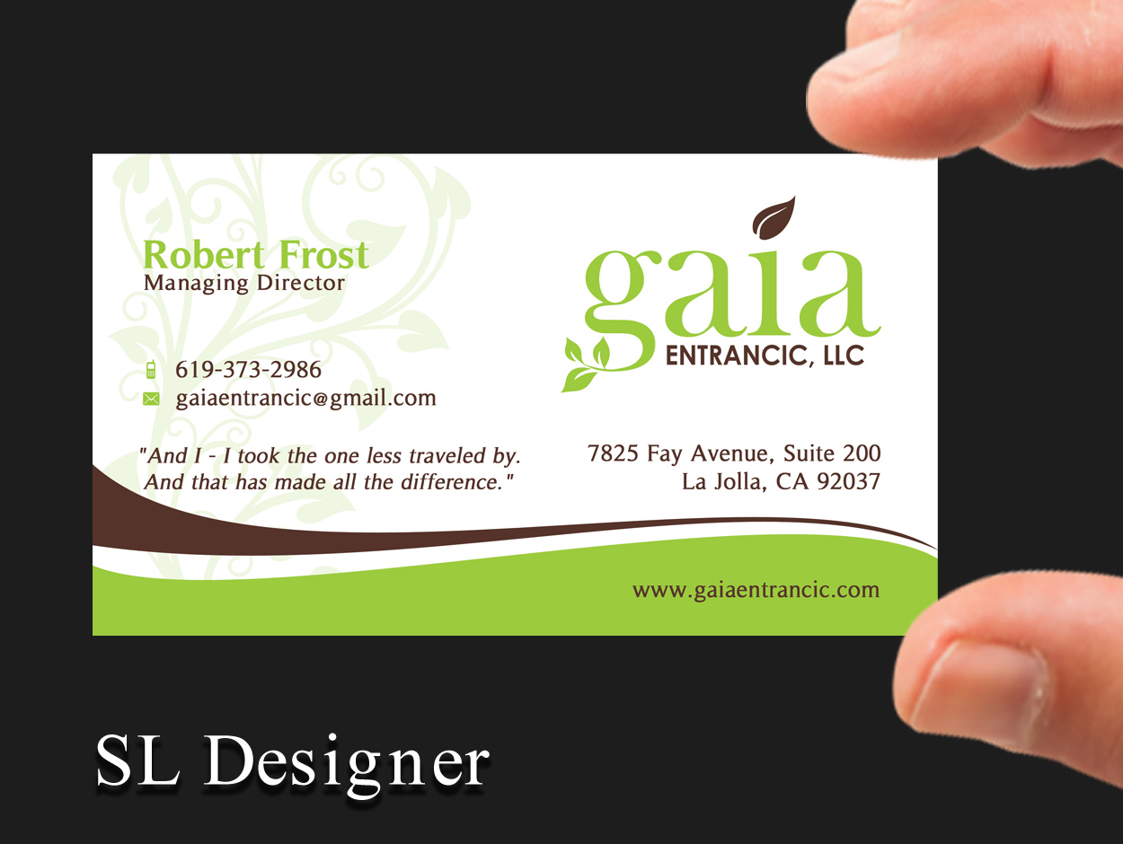 Diseño de Tarjeta de Presentación por SL Designer para este proyecto | Diseño #7874197
