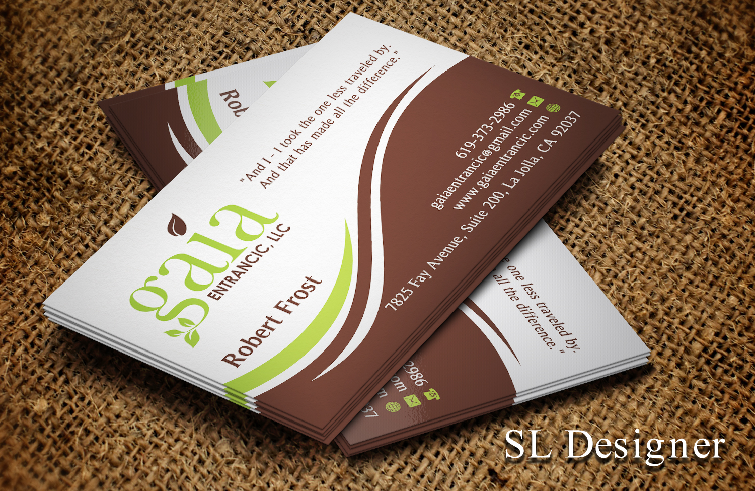 Visitenkarten-Design von SL Designer für dieses Projekt | Design #7874206