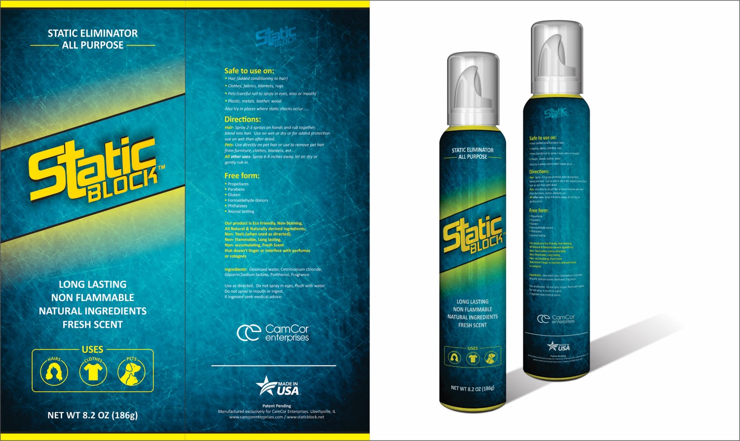 Label Design by DG for CamCor Enterprises Inc | Design #9334726