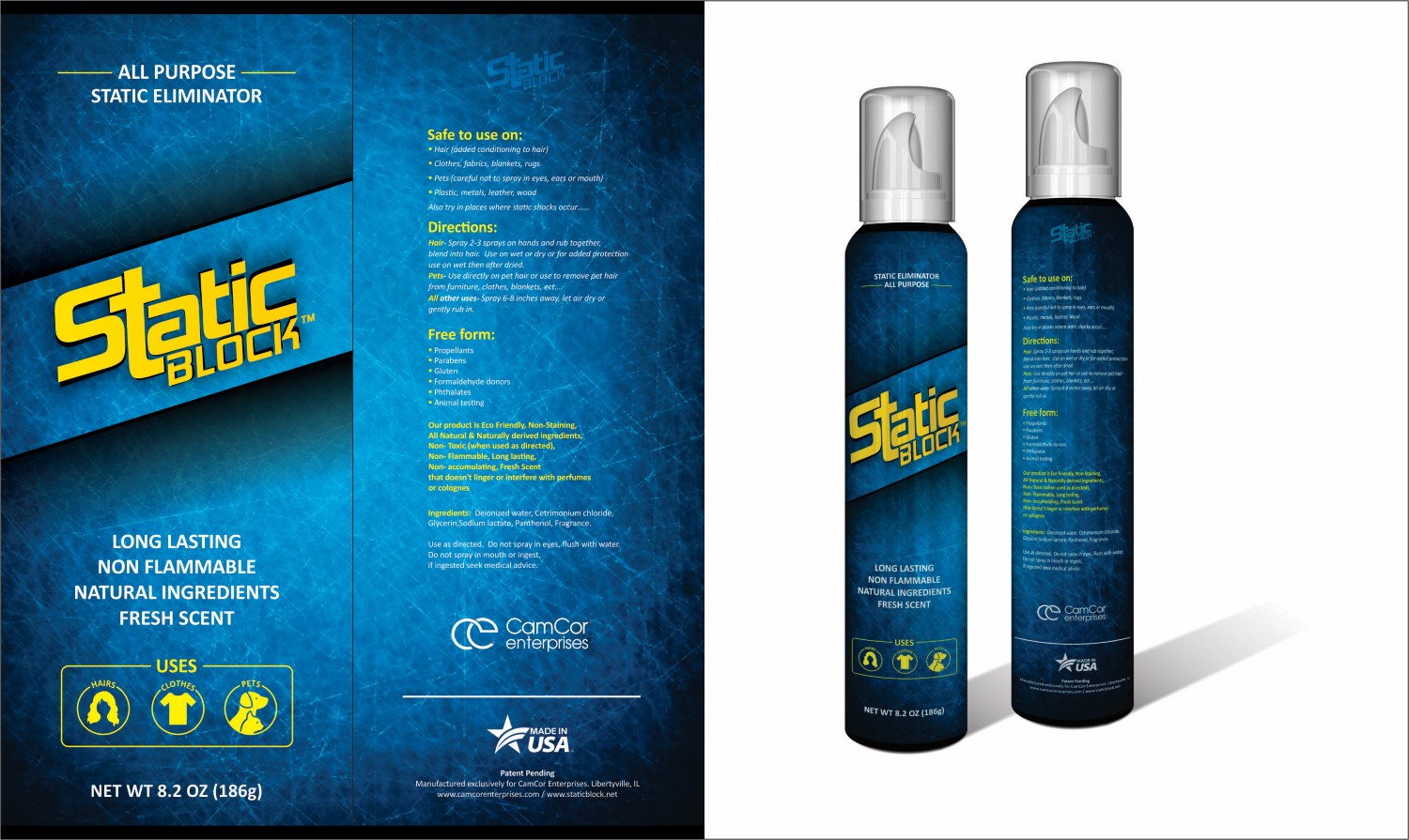 Diseño de Etiqueta por DG para CamCor Enterprises Inc | Diseño #9334728