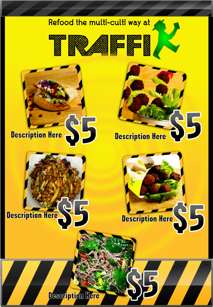 Graphic Design by Giovanni for TRAFFIK FOOD | Design #1974894