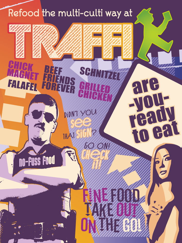 Diseño Gráfico por kresh para TRAFFIK FOOD | Diseño #2209054