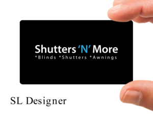 Logo Design by SL Designer for Shutters N More | Design: #7902780