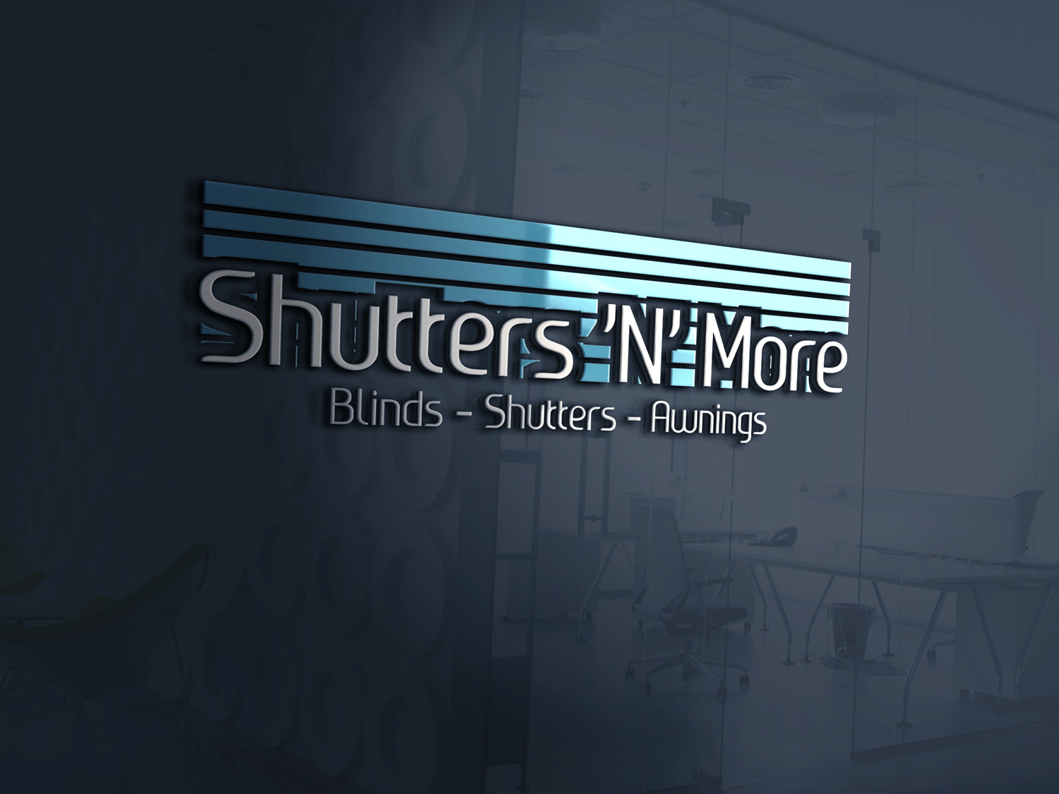 Logo Design by Suad Abazi for Shutters N More | Design #7975491