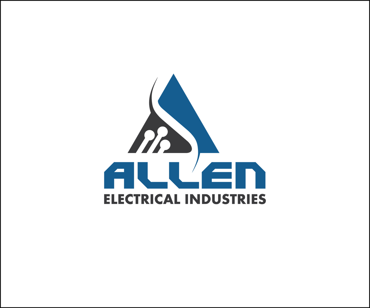 Logo Design by iqbalkabir for Allen Electrical Industries | Design #7874569