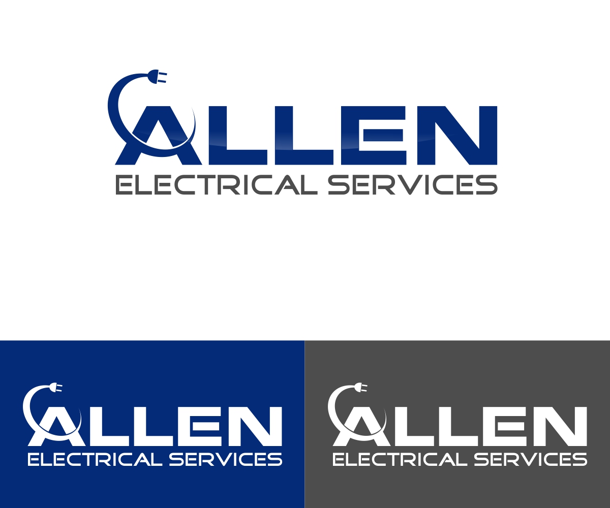 Professional, Bold, Electrical Logo Design for Allen Electrical