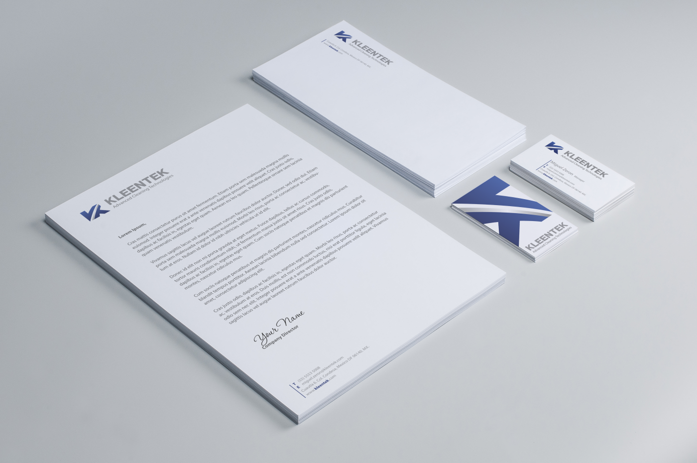 Stationery Design by HYPdesign for Total Tank Solutions Pty Ltd t/a Kleentek | Design #1939813