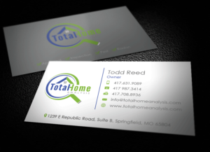 Business Card Design by Riz' for Total Home Analysis | Design: #7933032
