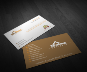 Design de Carte de Visite par Pointless Pixels India pour Total Home Analysis | Design : #7889032