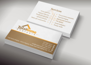 Design de Carte de Visite par Lanka Ama pour Total Home Analysis | Design : #7886162