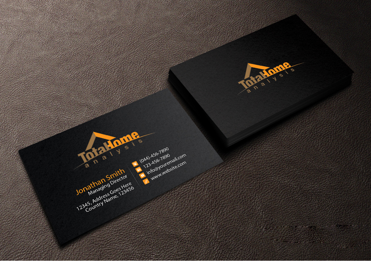 Business Card Design by Creations Box 2015 for Total Home Analysis | Design #7889306